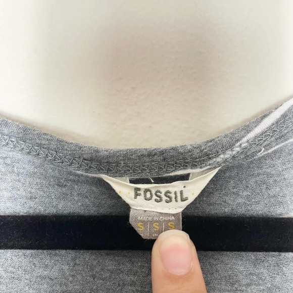 Fossil Gray Striped Tank - Picture 2 of 4